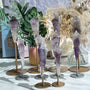 Natural amethyst crystal scepter for healing and spiritual practices