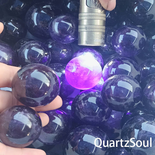 Natural Amethyst Spheres Wholesale Collection for Metaphysical Shops