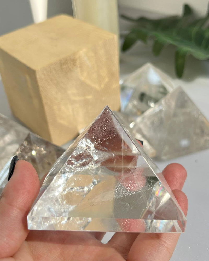 Natural clear quartz crystals for energy healing and spiritual practices at wholesale prices
