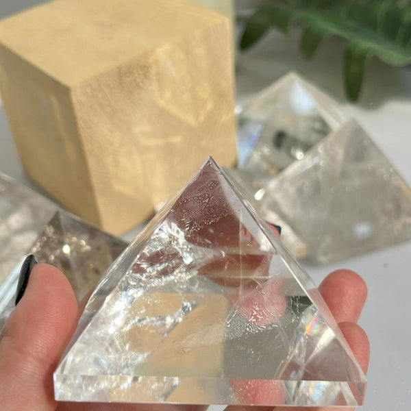 Natural clear quartz crystals for energy healing and spiritual practices at wholesale prices