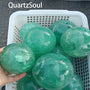 Natural Green Fluorite Spheres Available in Bulk for Crystal Retailers