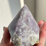 Natural Lepidolite Crystal Texture and Formation Detail