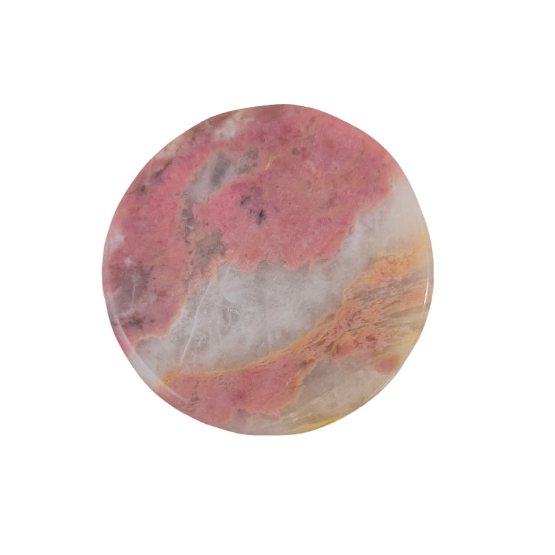Natural Bear Shaped Rhodonite with Distinctive Black Manganese Patterns