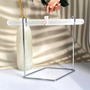 Elegant Selenite Crystal Ring Holder for Jewelry Display and Healing