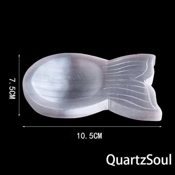 Natural Selenite Palm Stone Crystal For Healing Energy