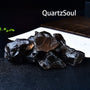 Natural Raw Smoky Quartz Crystal Cluster for Protection and Grounding