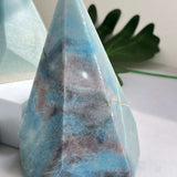 Multiple views of natural Trolleite crystal point