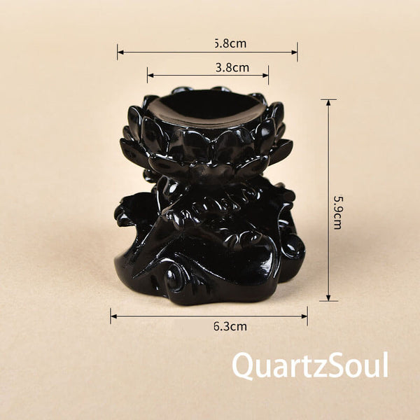 Obsidian Crystal Ball Display Stand for Spheres