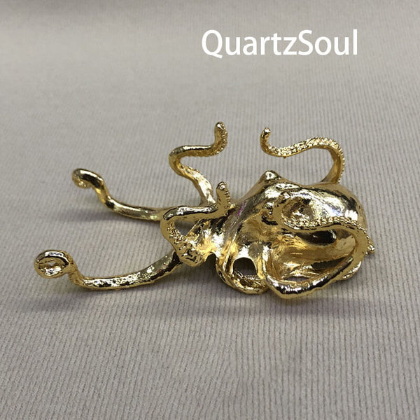 Octopus Crystal Display Stand for Sphere Gemstone Holder