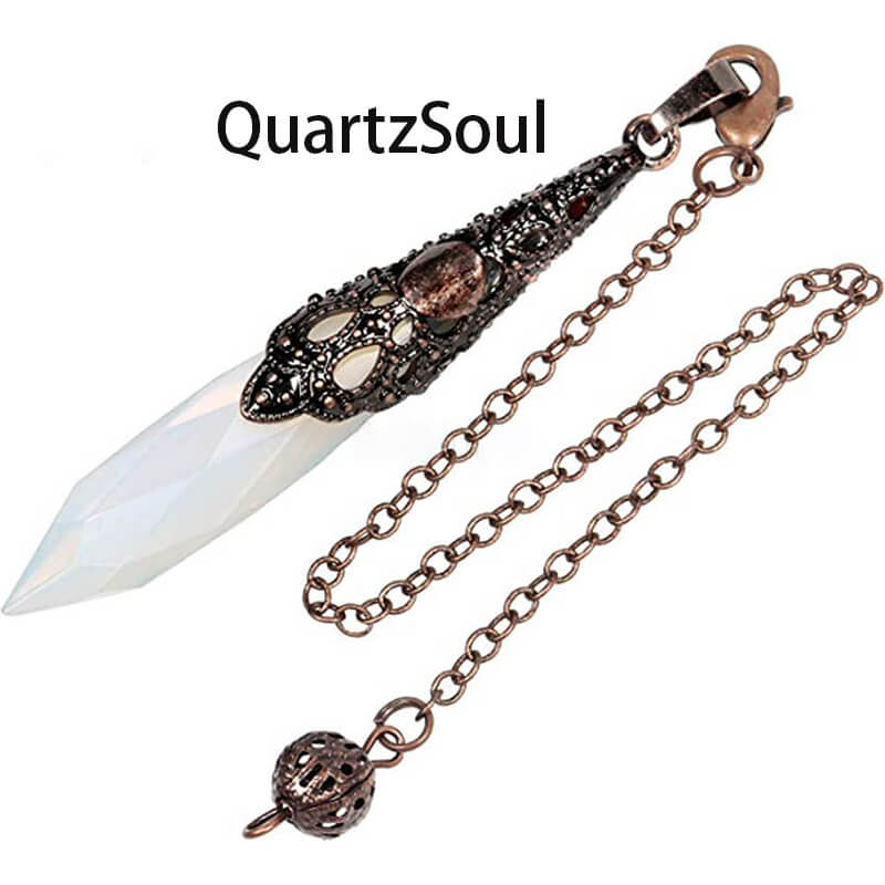 Opal Crystal Pendulum for Enhanced Intuition and Spiritual Growth