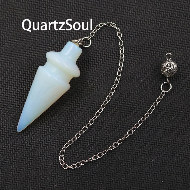 Opal Crystal Pendulum for Intuition and Psychic Development