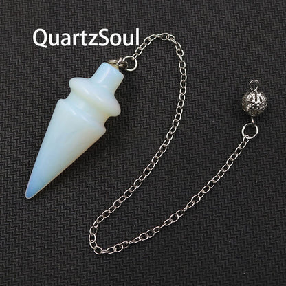 Opal Crystal Pendulum for Intuition and Psychic Development