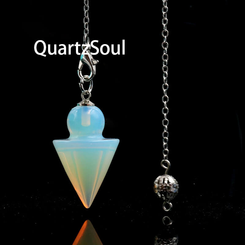 Opal Crystal Pendulum for Enhanced Intuition and Spiritual Growth