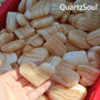Premium Orange Calcite heart stones for crystal wholesale buyers