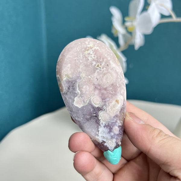 Pink Amethyst Flower Agate for Spiritual Energy Healing