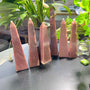 Pink Aventurine Crystal Tower Front View Wholesale Crystal Healing