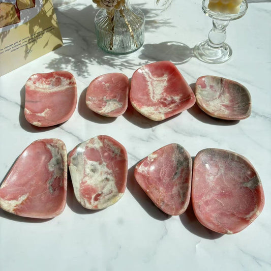 Premium Pink Opal Crystal Bowl Wholesale Crystal Healing Stone