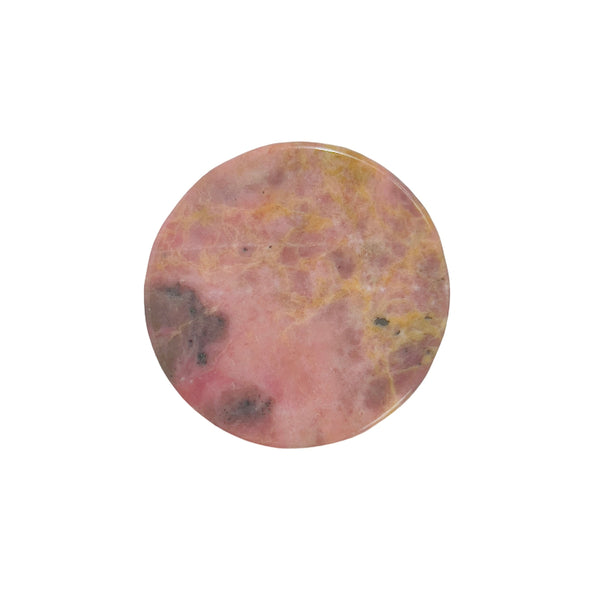 Pink rhodonite bear carving as a premium crystal specimen for collectors