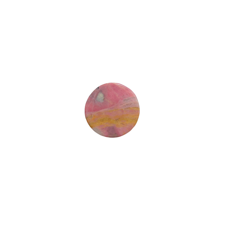 Pink Rhodonite Bear Crystal Carving Side View Wholesale