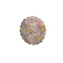 Pink Rhodonite Cameo Crystal Viewed from Angle Showing Carving Depth