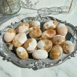 Premium Pink Scolecite Palm Stone for Crystal Healing Practices