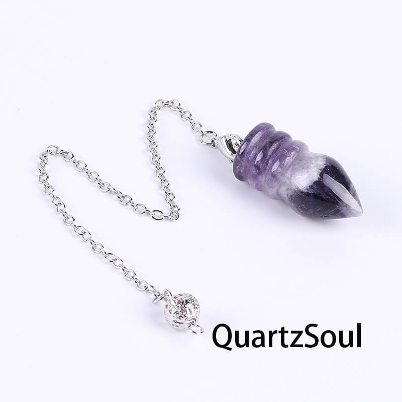 Amethyst Pointed Pendulum for Spiritual Protection