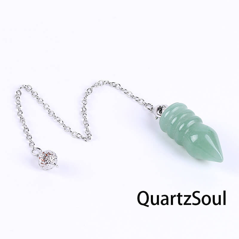 Green Aventurine Pendulum for Prosperity and Healing