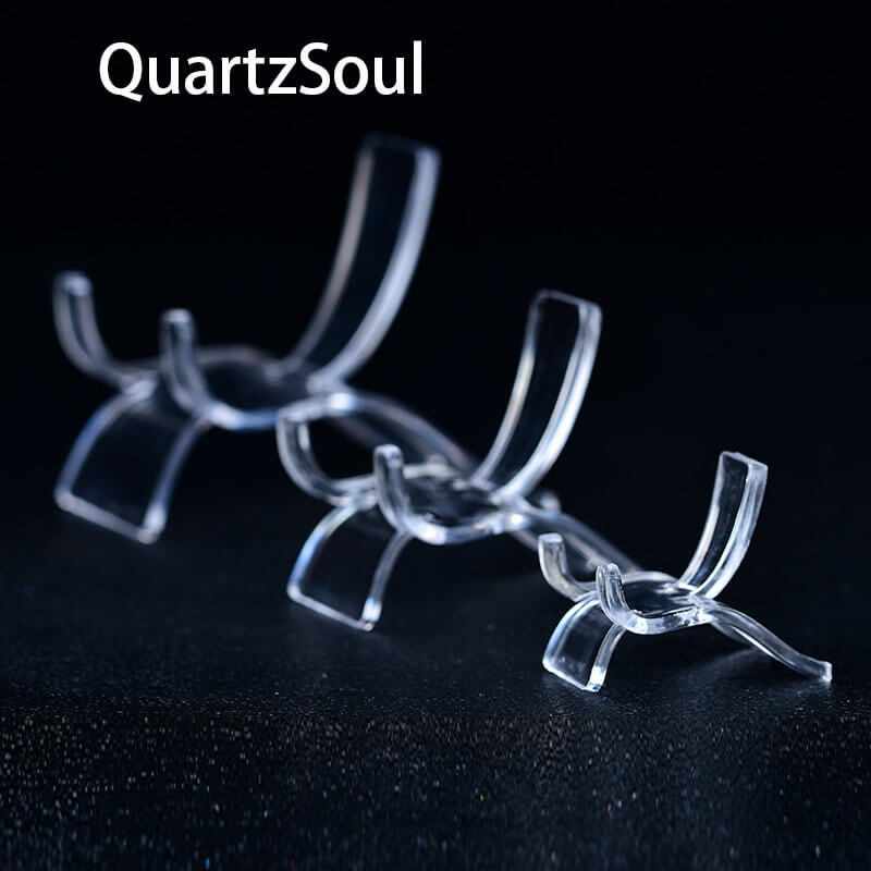 Premium Clear Acrylic Crystal Display Stand for Spheres and Mineral Clusters