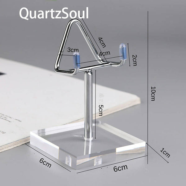 Premium Acrylic Crystal Display Stand | Mineral Showcase
