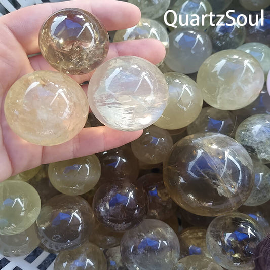 Natural Citrine crystal sphere for wholesale crystal suppliers