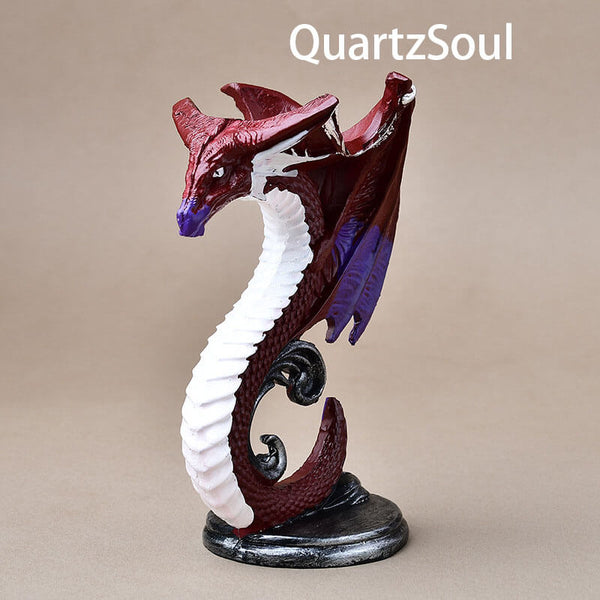 Premium Crystal Ball Holder Stand with Red & White Design
