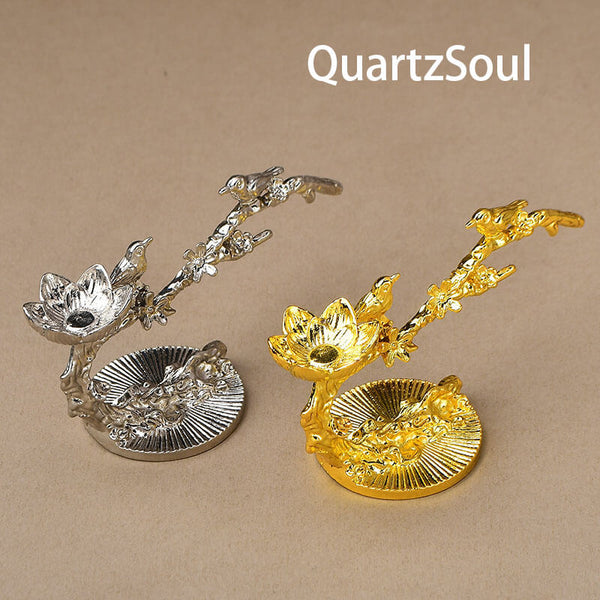 Elegant Crystal Ball Display Stand Holder for Sphere Gemstone Decor
