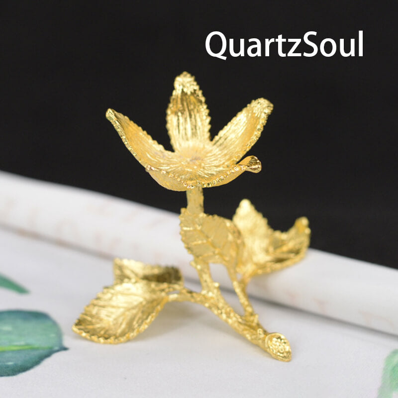Flower Crystal Display Stand - Sphere Holder Base Showcase