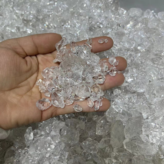 Natural Herkimer Diamond crystal specimen with double termination for wholesale crystal suppliers