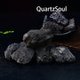 Premium Lava Stone Raw Crystals Black Volcanic Healing Stones Grouping
