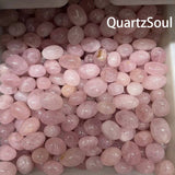 Premium wholesale tumbled Rose Quartz crystals in bulk for retailers and crystal suppliers