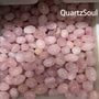 Premium wholesale tumbled Rose Quartz crystals in bulk for retailers and crystal suppliers