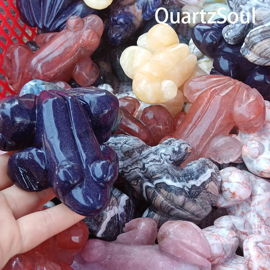 Assorted wholesale crystal carvings for retailers and healers