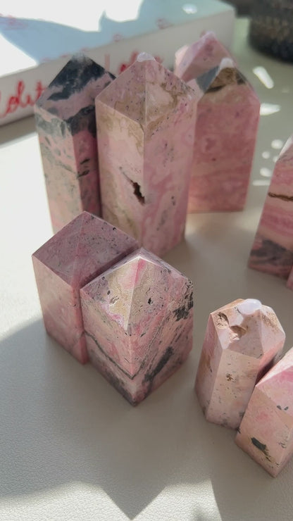 Mini Rhodochrosite Tower