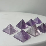 Handcrafted Amethyst Pyramid for Healing and Energy