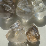 Clear Quartz Crystal Flame Display for Retailers