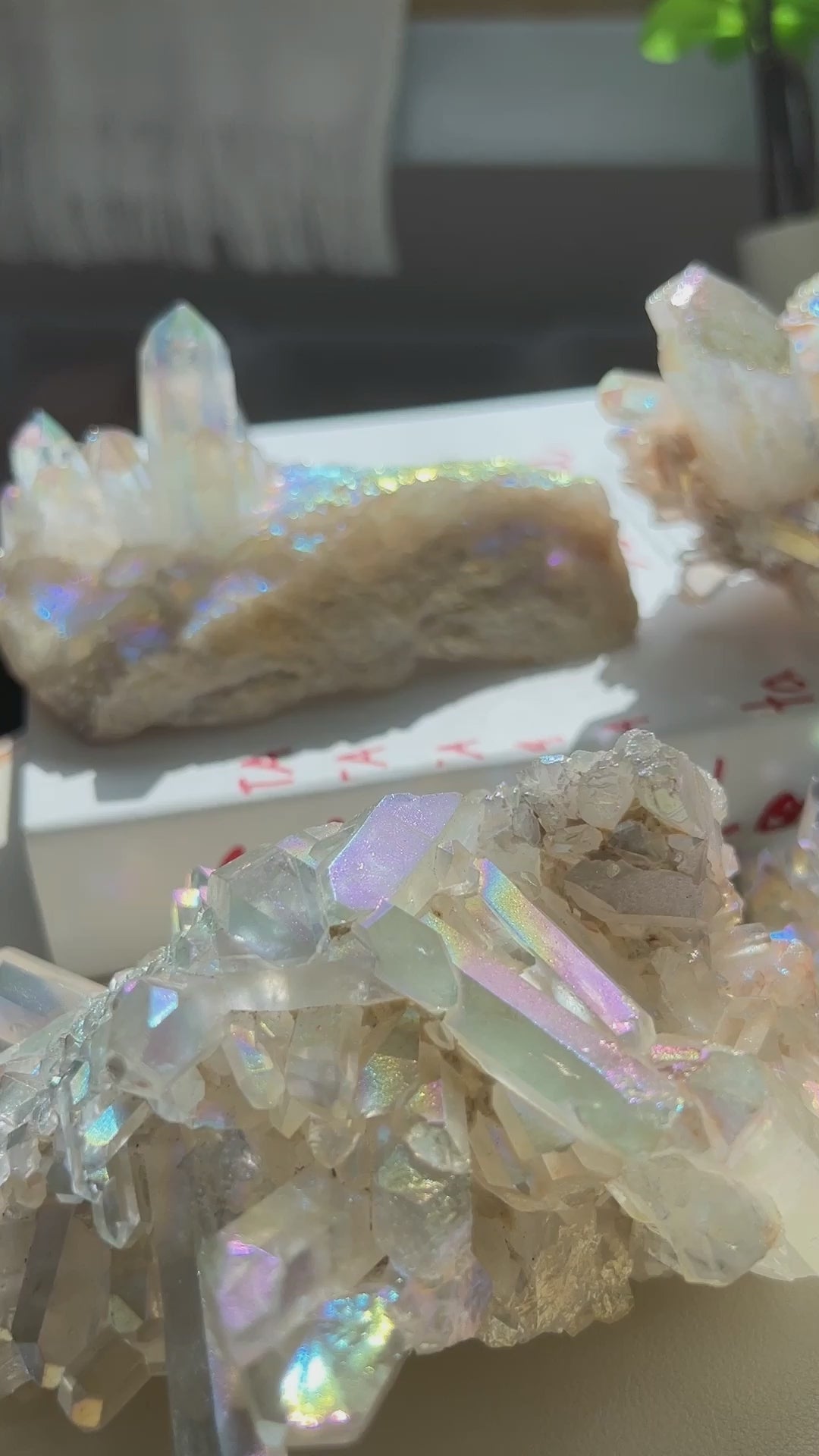 Wholesale Crystal Quartz Electroplated Detail View