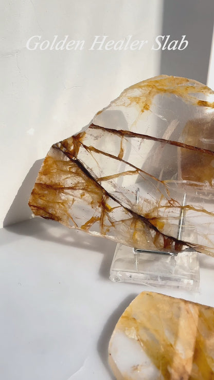 Quality Golden Healer Slab Crystals Wholesale