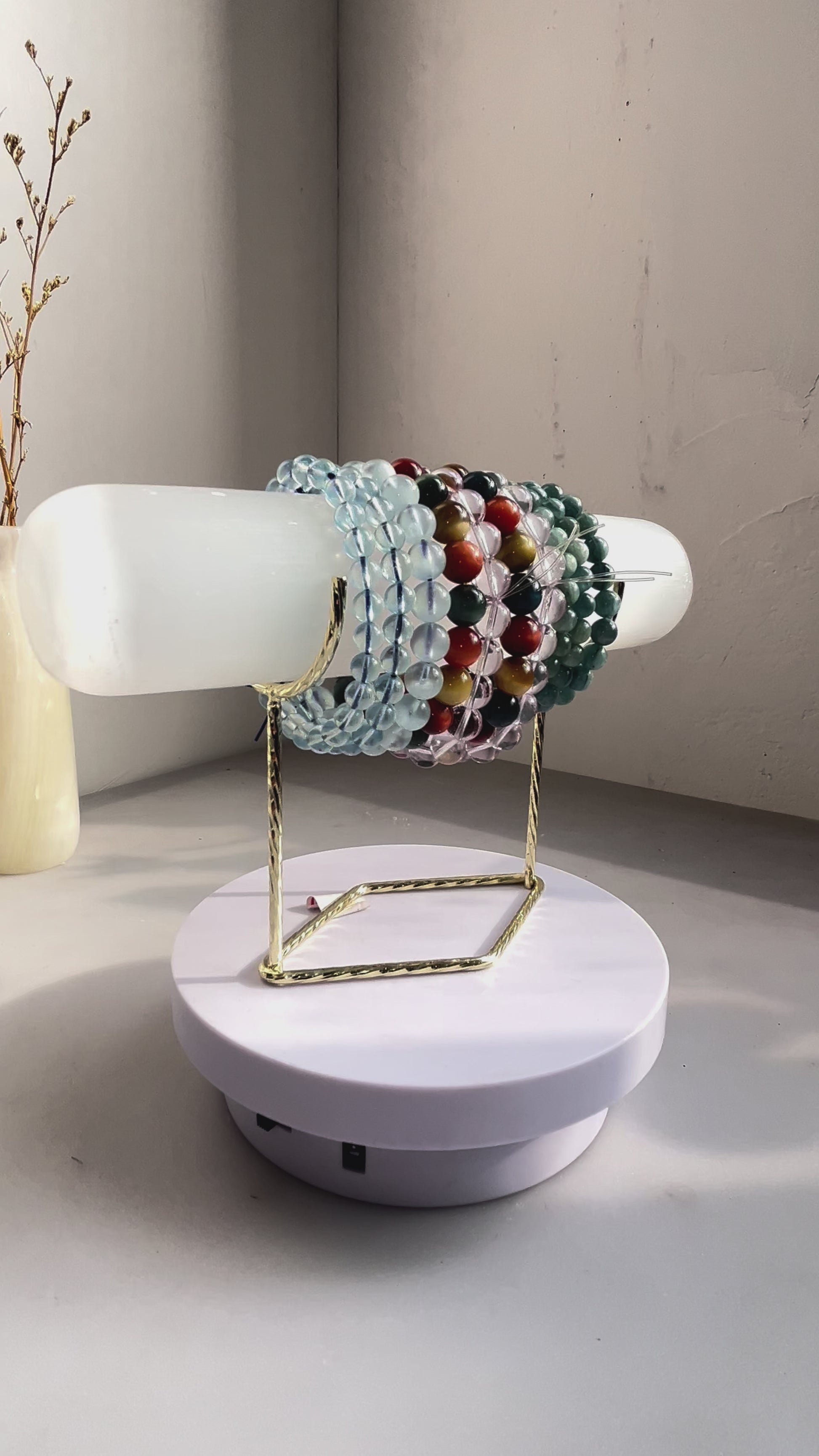 Selenite Bracelet Holder 