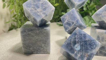 Blue Kyanite Crystal Square Carving | Retail & Wholesale