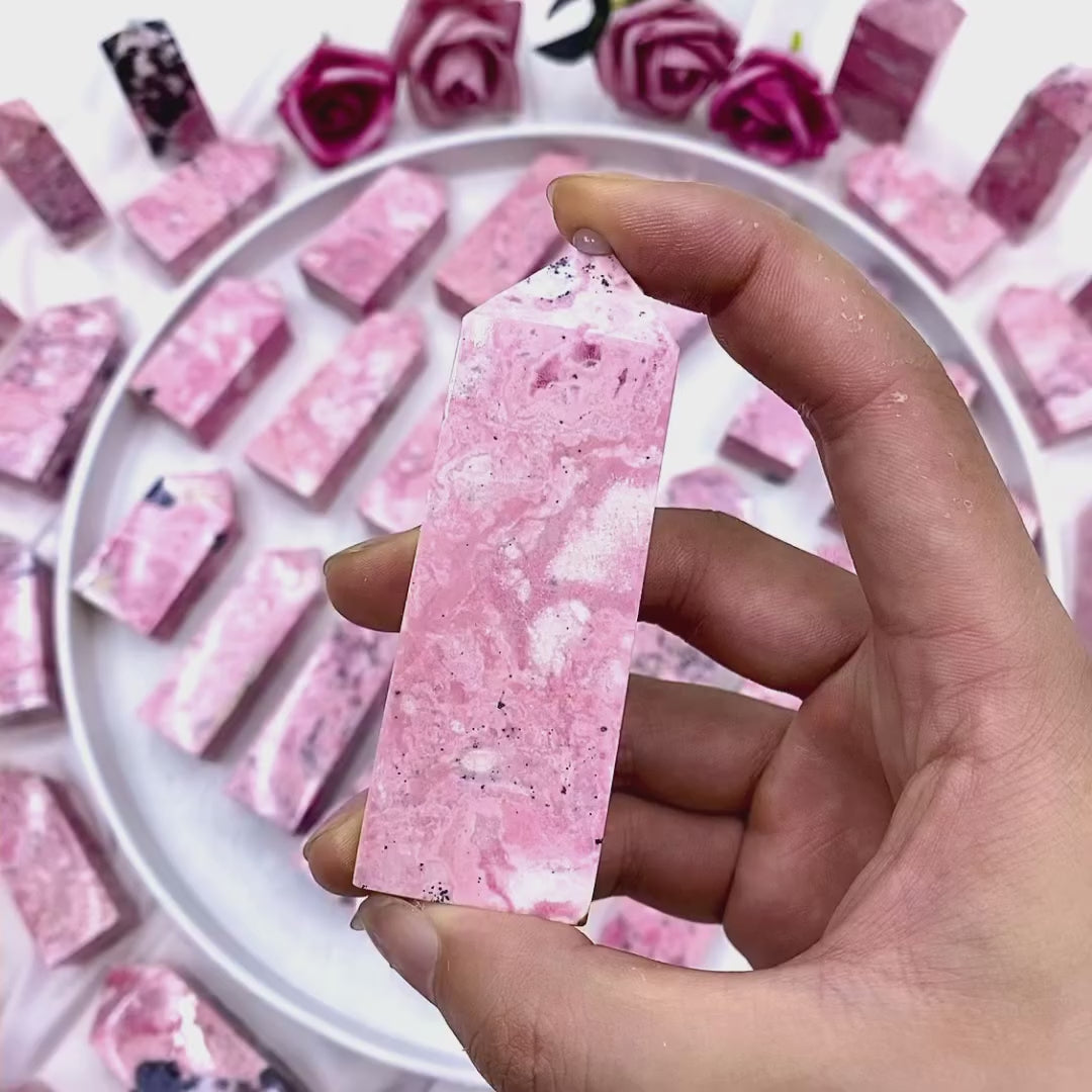 Rhodochrosite Tower Healing Properties Crystal Wholesale