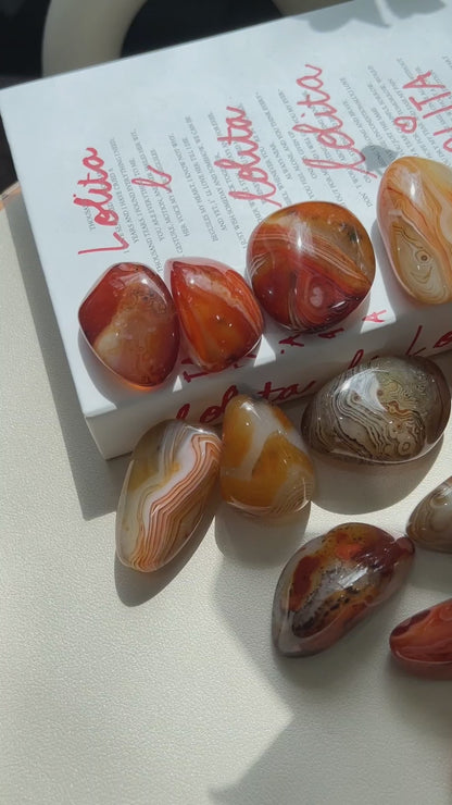 Sardonyx Palm Stone