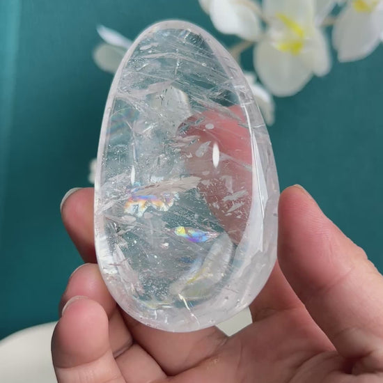 Premium White Smoky Quartz Crystal for Metaphysical Healing