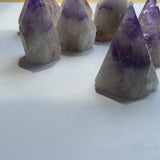 Premium Amethyst Crystal Point Collection Display for Crystal Supply
