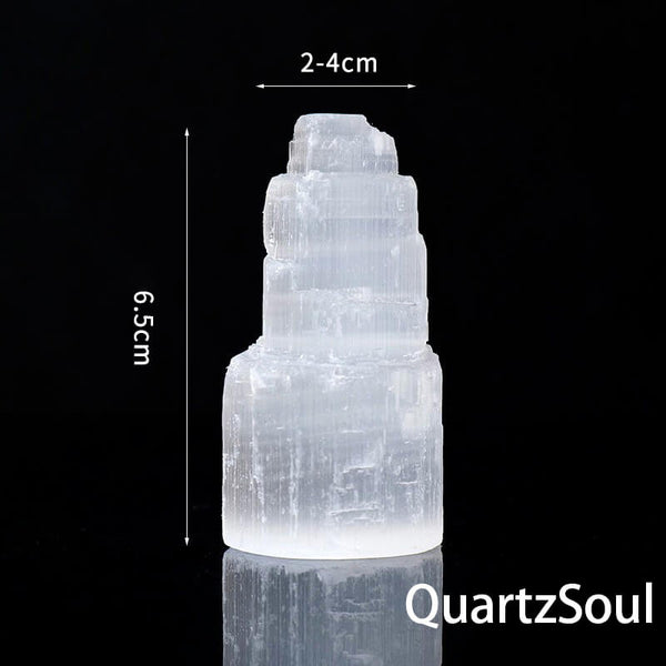 Selenite Tower: Healing Crystal Centerpiece